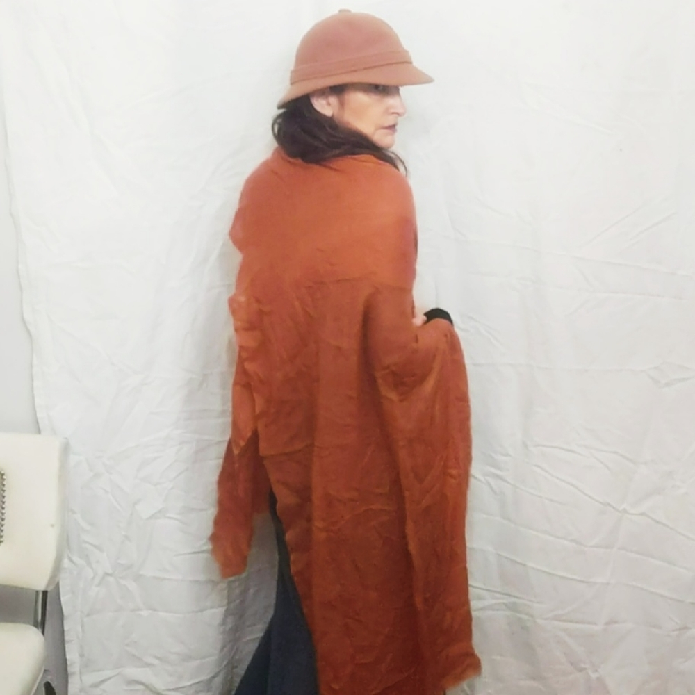 Vintage Oversized Cashmere Wrap/Scarf - Picture 9 of 9